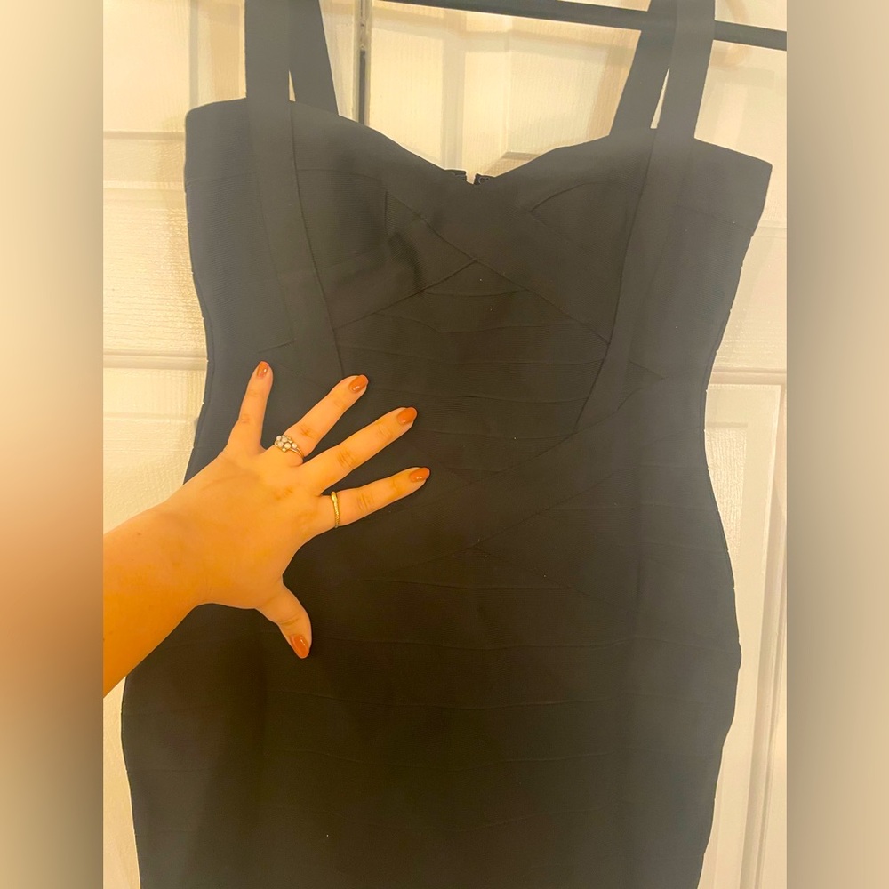 New without tags, black bandage body on cocktail dress